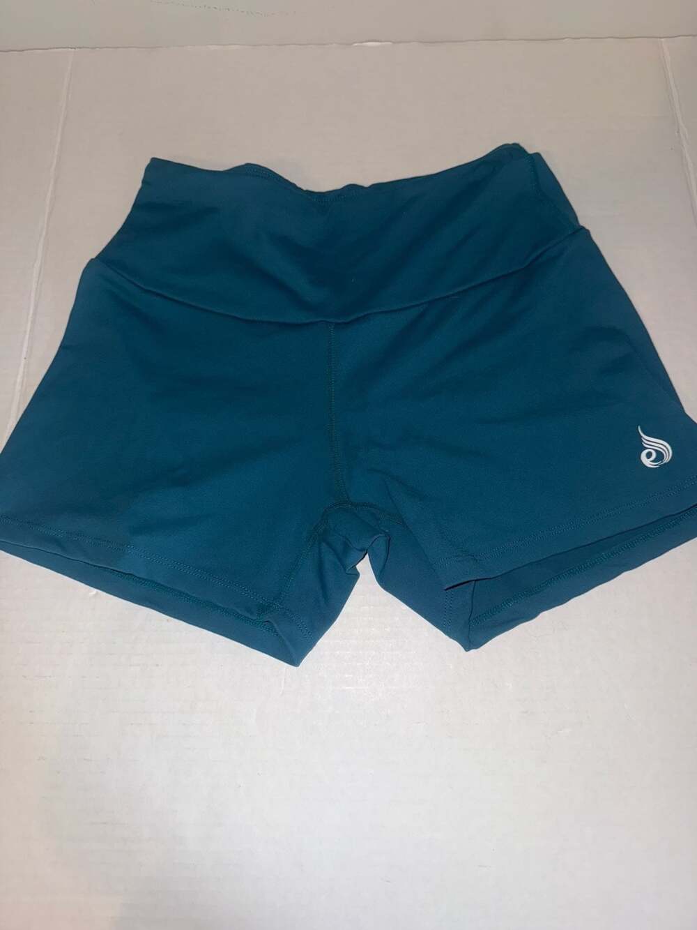 Ryderwear Staples Scrunch Bum Booty Shorts in Teal Size M